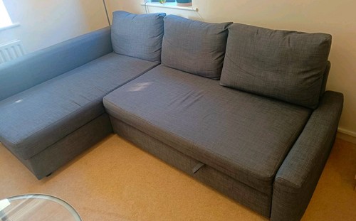 Ikea grey corner sofa - grey,