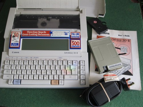 Canon starwriter word - 30,