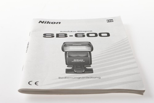 Nikon 600 manual - sb-600,