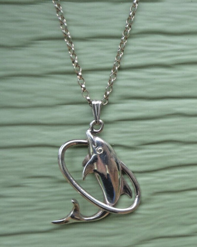 Scottish dolphin pendant - scottish,