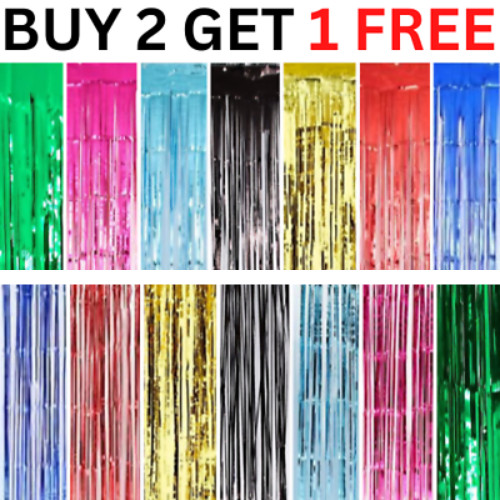 Foil fringe tinsel - foil,