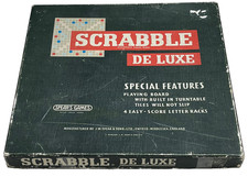 SCRABBLE DELUXE GAME : Vintage