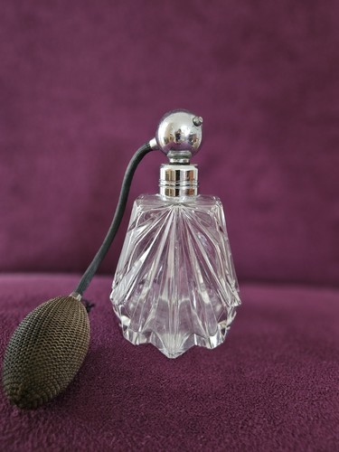 Vintage glass perfume bottle - vintage,