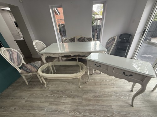 French dining table chairs - french,