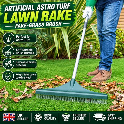 Astro turf lawn rake brush - astro,