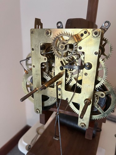 Antique drop clock movement - drop,