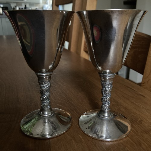 Two falstaff silver plated - two,