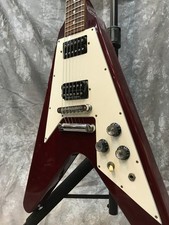 (Gibson) 1967 Flying V Reissue Cherry Made in USA 1996 Solid Body E.Guitar Used