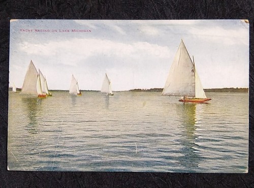 Rare c1910 yacht - rare,