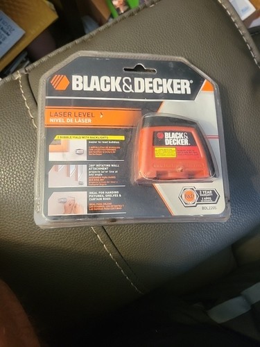 Black decker laser level - laser,
