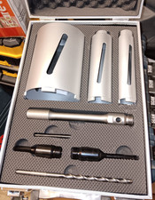 Marcrist Diamond 3 Piece Core Drill Set for Concrete Masonry dcu350