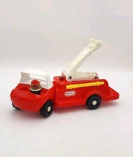 Vintage Little Tikes 1991 Toddle Tots Fire Truck With 1 Firefighter Figure USA