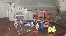 Playmobil 6695 Knights Jousting Set & 5670 Mini Castle Set Used / Clearance
