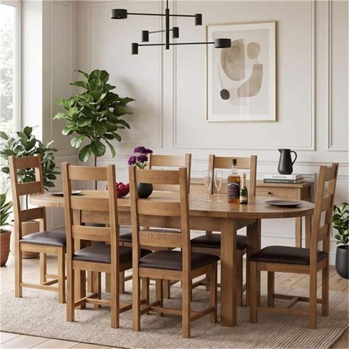Solid oak large extending - oak,
