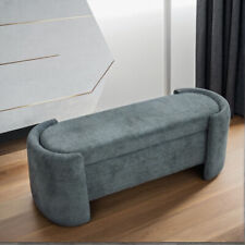 Chenille Ottoman Storage Box