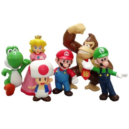 6pcs super mario bros - super,