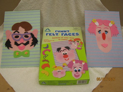 Childrens toy funny felt - childrens, faces