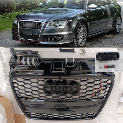 Front bumper honeycomb grille - front,