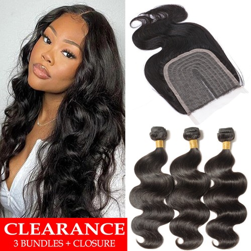 Part 3bundles lace closure - t,