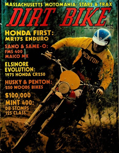 Dirt bike magazine july 1975 - dirt,