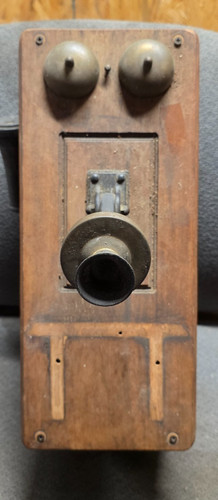 Antique candlestick telephone - antique,