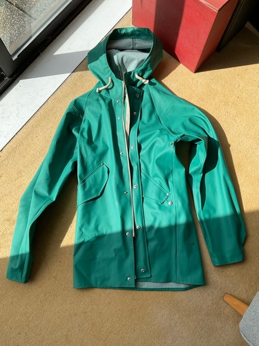 Ladies green waterproof hooded - ladies,