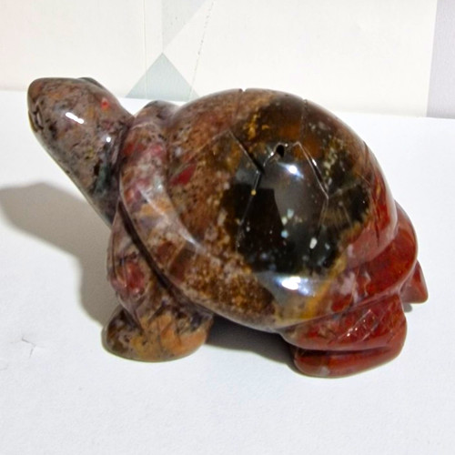 Hand carved dragon bloodstone - hand,