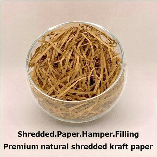 Shredded kraft brown paper - brown,
