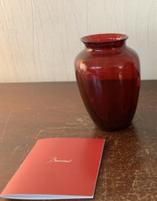 Baccarat Crystal Red Amphora