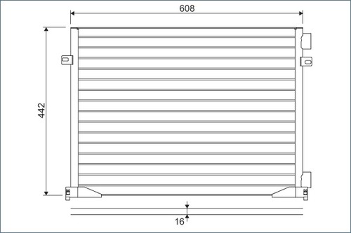 817577 valeo condenser air - 817577, condenser,