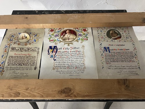 Papal apostolic blessings - 3,