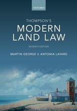 Thompson's Modern Land Law by