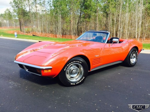 1972 corvette stingray red - corvette,
