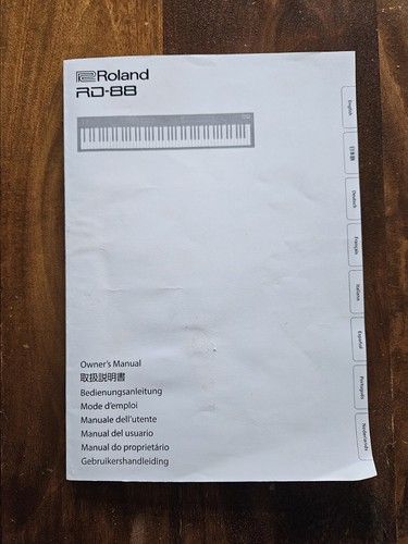 Roland owner s manual - rd-88,