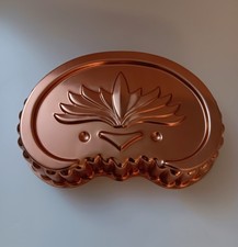 Vintage Copper Jello Mold 8 Cups With Hanger For Wall Decoration