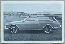 GILBERN INVADER Mk II Car Black & White Side View Photograph Print c1971