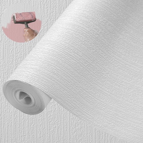 Paintable ribbed wallpaper - ribbed,