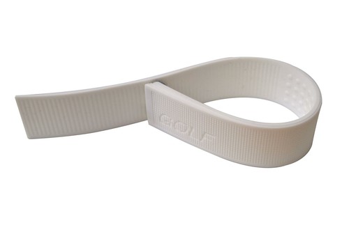 White silicone rubber watch - white,