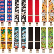 Men's Work Trouser Braces 2" Wide Heavy 50+ Designs - One Size Fits All
