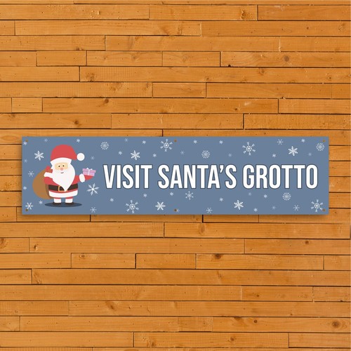 Santa grotto 040 - pvc, banner