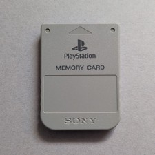 PS1 Memory Card Grey Official