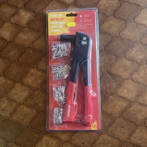 Amtech rivet gun with - gun, 60
