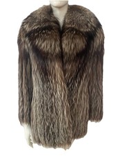 Natural Real SILVER FOX FUR