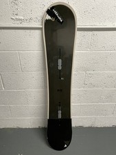 BURTON SHERLOCK BACK N BLACK 154 MENS SNOWBOARD LIMITED EDITION CHANNEL FIXING