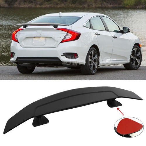 Matte rear trunk spoiler - rear,