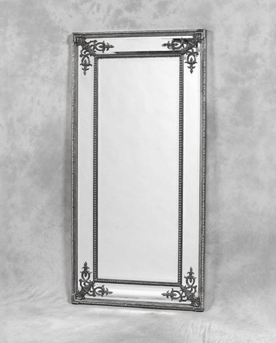 Large mirror silver - mirror, antique