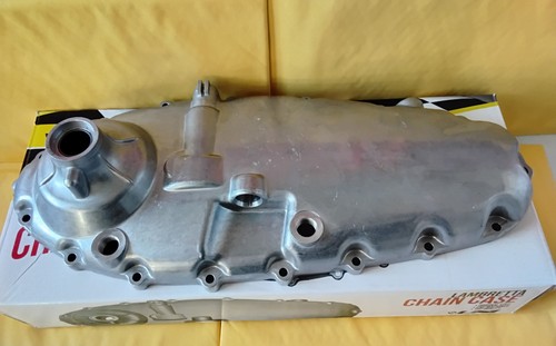 Lambretta chain case crank - case, /