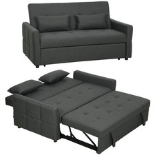 HOMCOM 2 Seater Sofa Bed
