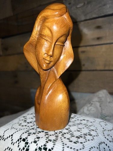 Vintage mcm wood handcarved - vintage,