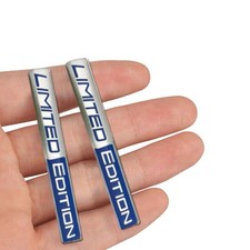 2pcs 3D Limited Edition Car